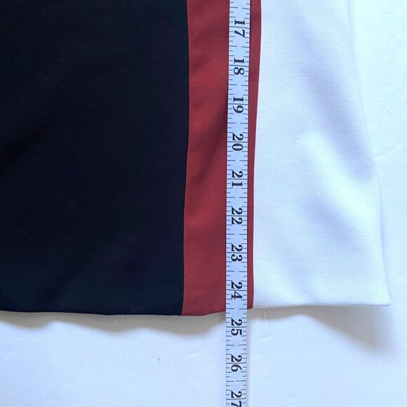 WHBM Tank Top Womens Size 14 Multicolor Geometric Block Print Lined Business - Picture 14 of 14